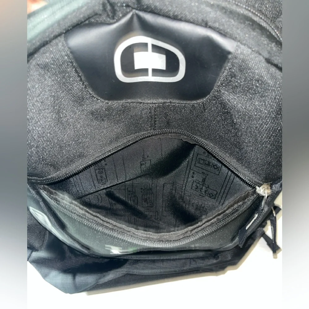 OGIO Rogue Backpack Black Laptop Travel Bag Padded Heavy Duty Tech LCM Logo‎